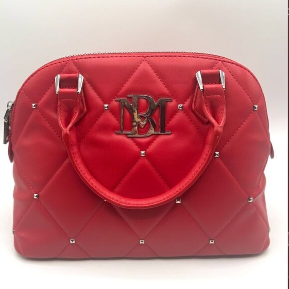 Badgley Mischka Handbags - BADGLEY MISCHKA LARGE QUILTED DOME BAG